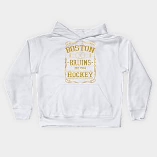 Vintage Bruins Hockey Kids Hoodie